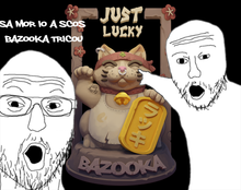 Load image into Gallery viewer, Tricou BAZOOKA &quot;Just Lucky&quot;
